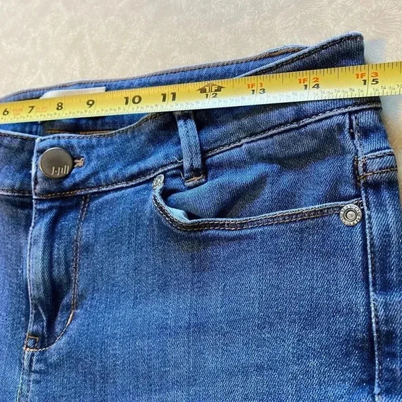 J‎ Jill Weekender Straight Leg Blue Jeans Size 6P - Picture 10 of 14